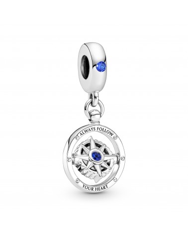 Pandora Charm Pendente Bussola "Always Follow Yout Heart"