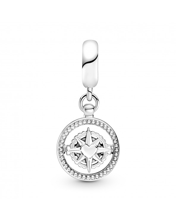 Pandora Charm Pendente Bussola "Always Follow Yout Heart"