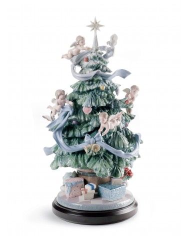 Lladrò Figurina grande albero di natale. Edizione limitata