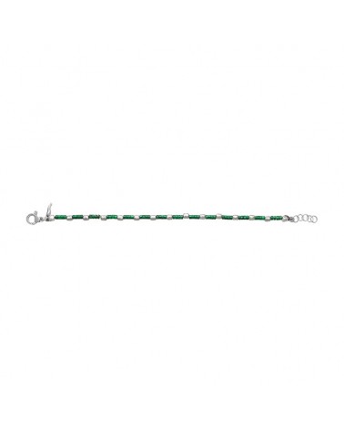 Bracciale Tango Malachite 22 cm