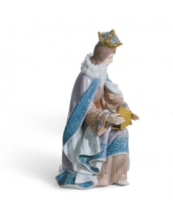 Figurina Natività re Melchiorre