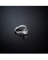 Anello First Love Argento/Bianco