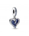 Pandora Celestial Shooting Star Heart Double Dangle Charm