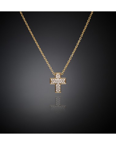 Chiara Ferragni Necklace Croci Gold/White