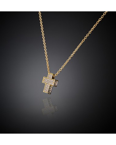 Chiara Ferragni Necklace Croci Gold/White