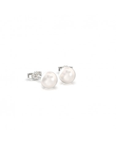 Ray Milano 18kt white gold earrings with pearls