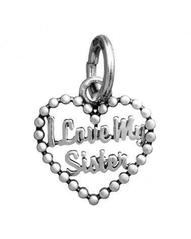 Giovanni Raspini Charm Cuore "I Love My Sister"- GV11718