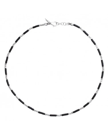 Giovanni Raspini Onyx and cubes necklace- GV11645