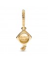 Pandora Student hat 14k gold-plated dangle