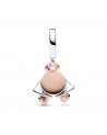 Pandora Wedding bells sterling silver and 14k rose gold-plated