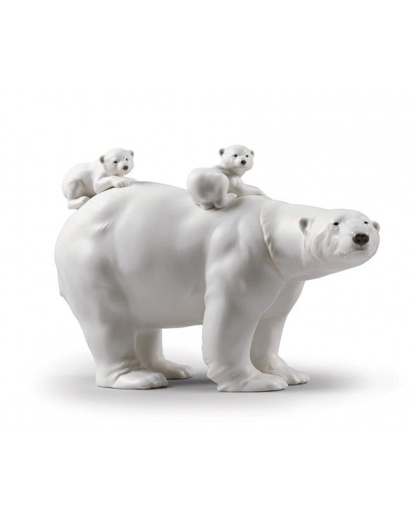 Figurina Mamma orsa e i suoi piccoli