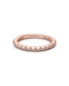 Pandora 14k Rose gold-plated pyramid studded ring- 182800C01