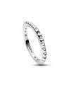 Pandora Sterling silver pyramid studded ring- 192800C01