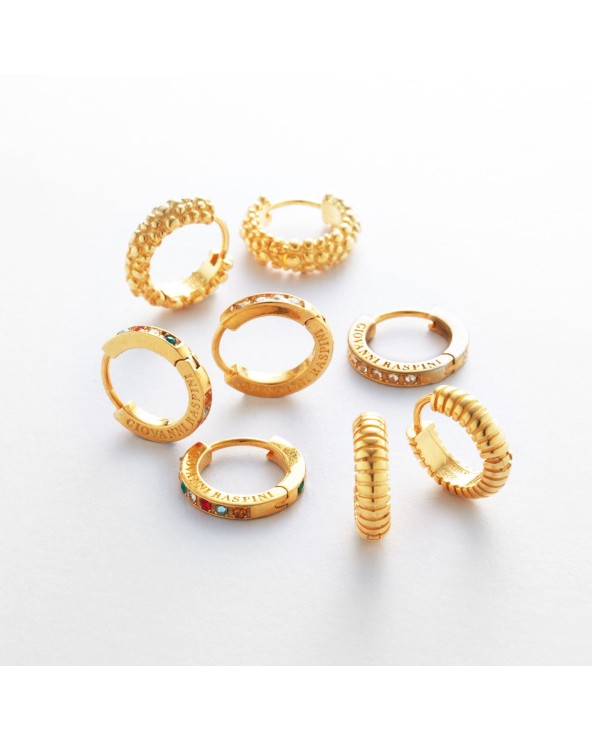 Giovanni Raspini Golden Huggie Earrings- GV11962