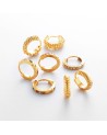 Giovanni Raspini Golden Huggie Earrings- GV11962