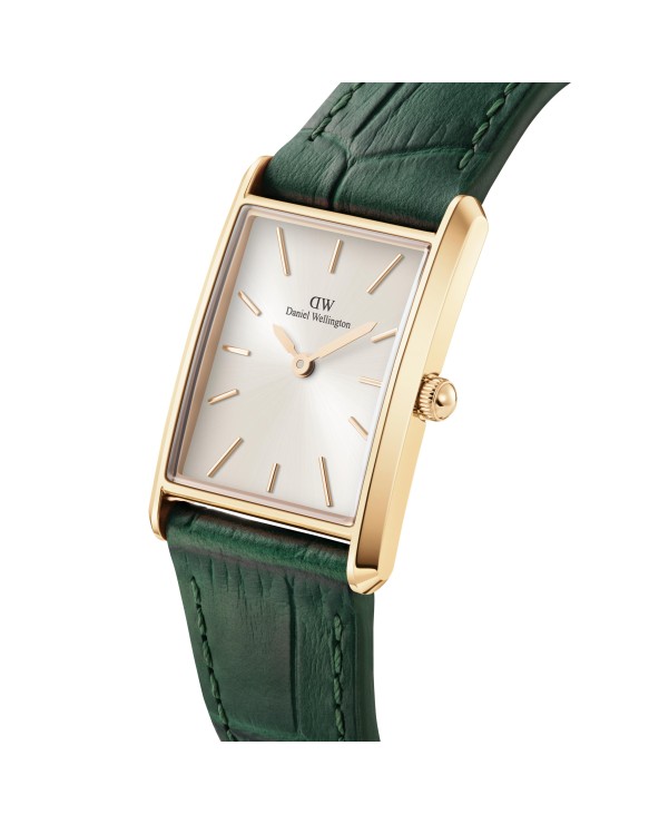 Daniel Wellington Orologio The Bound 32X22 Pelle Croc Verde-