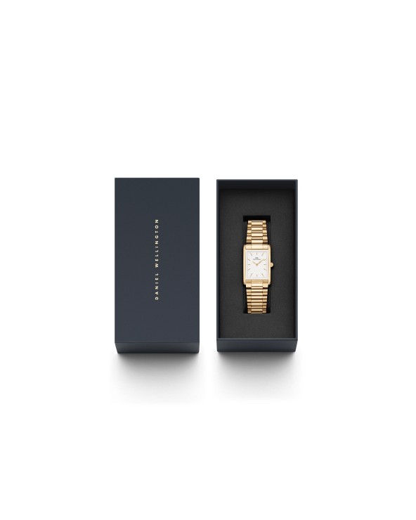 Daniel Wellington Orologio The Bound 35X24 3-Link G Bianco-