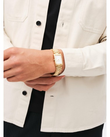 Daniel Wellington Orologio The Bound 35X24 3-Link G Bianco-