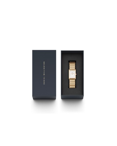 Daniel Wellington Orologio The Bound 32X22 9-Link G Bianco-