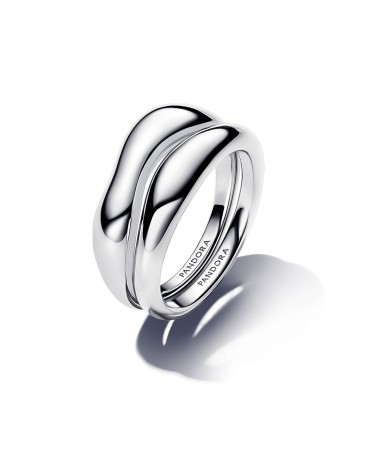 Pandora Organically Shaped. Stacking Rings.- 193264C00