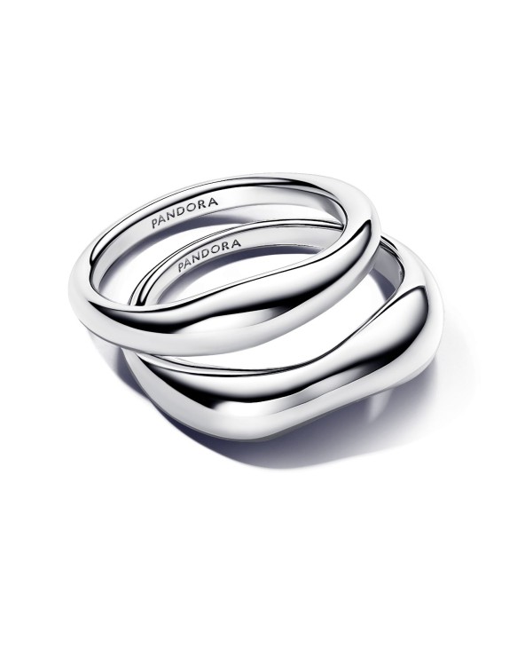 Pandora Organically Shaped. Stacking Rings.- 193264C00