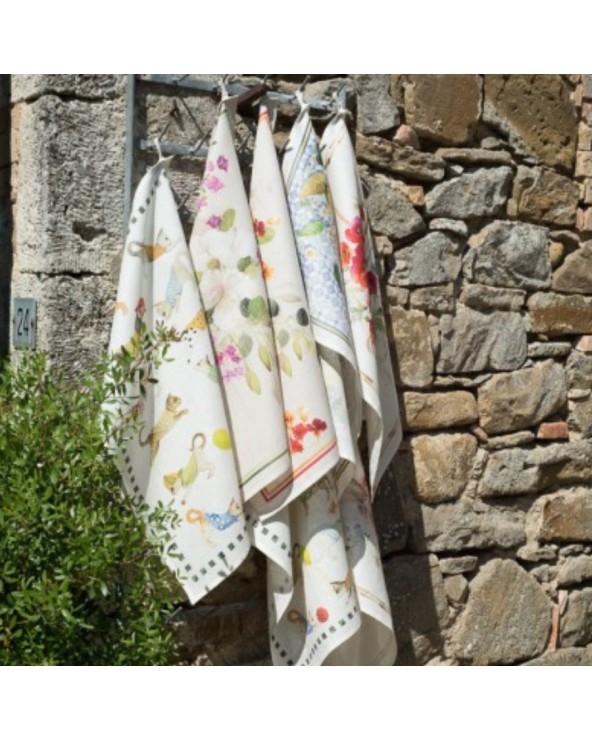 Tessitura Toscana Telerie 2 Kitchen Towels- Canovaccimaggio2024