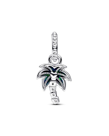 Pandora Opalescent Green Palm Tree Dangle Charm- 793352C01