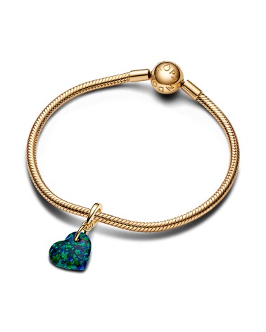 Pandora Charm Pendente Cuore Opale Verde e Blu- 763348C01