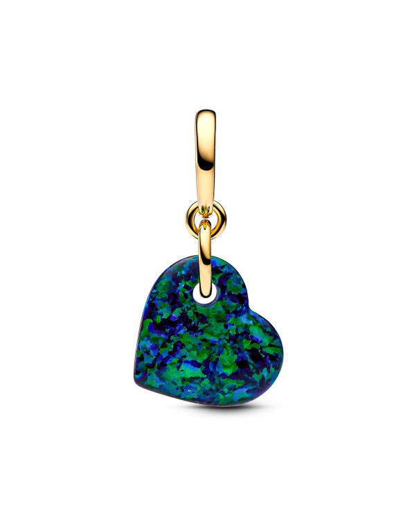 Pandora Charm Pendente Cuore Opale Verde e Blu- 763348C01