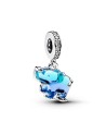 Pandora Blue Murano Glass Elephant. Dangle Charm.- 793339C01