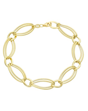 Armando Poggi Gold Double leaf Bracelet- APS150428