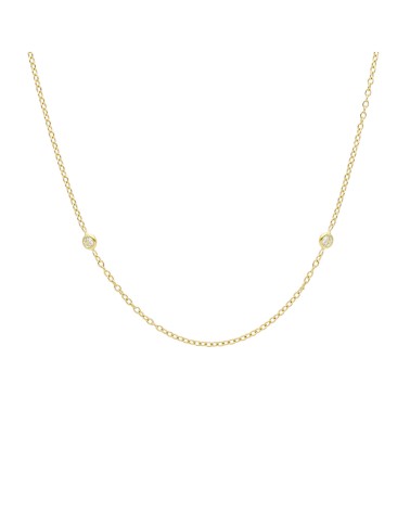 Armando Poggi Gold Cubic Zirconia Necklace- APS186989