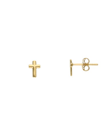 Armando Poggi Gold Cross Earrings- APS192928