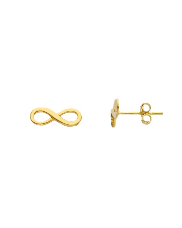 Armando Poggi Gold Infinite Symbol Earrings- APS232279P