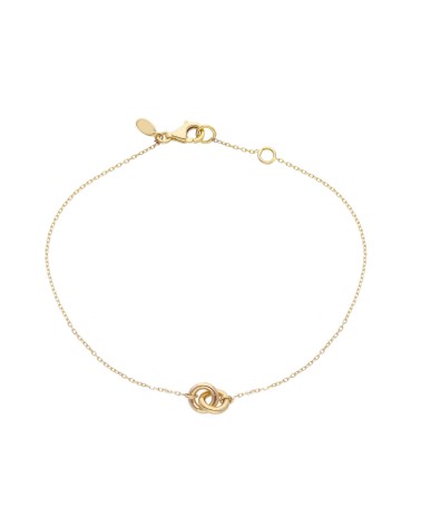 Armando Poggi Gold Two Circles Bracelet- APS233627