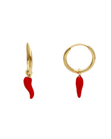 Armando Poggi Gold Horn small pirates Earrings- APS237632