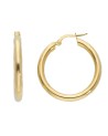 Armando Poggi Gold Big Hoop Earrings- APS257717