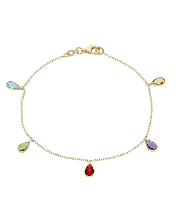 Armando Poggi Gold Precious Stones Bracelet- APS262517