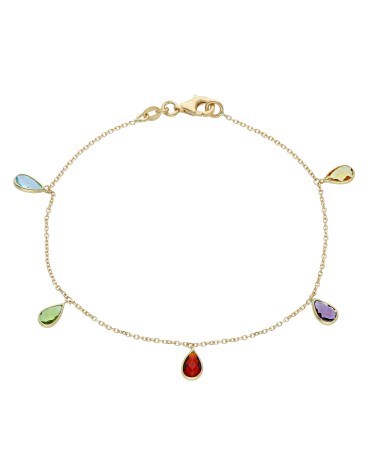 Armando Poggi Gold Precious Stones Bracelet- APS262517