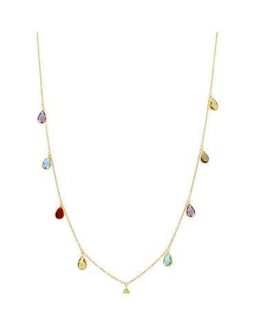 Armando Poggi Gold Semi-precious stones Necklace- APS262523