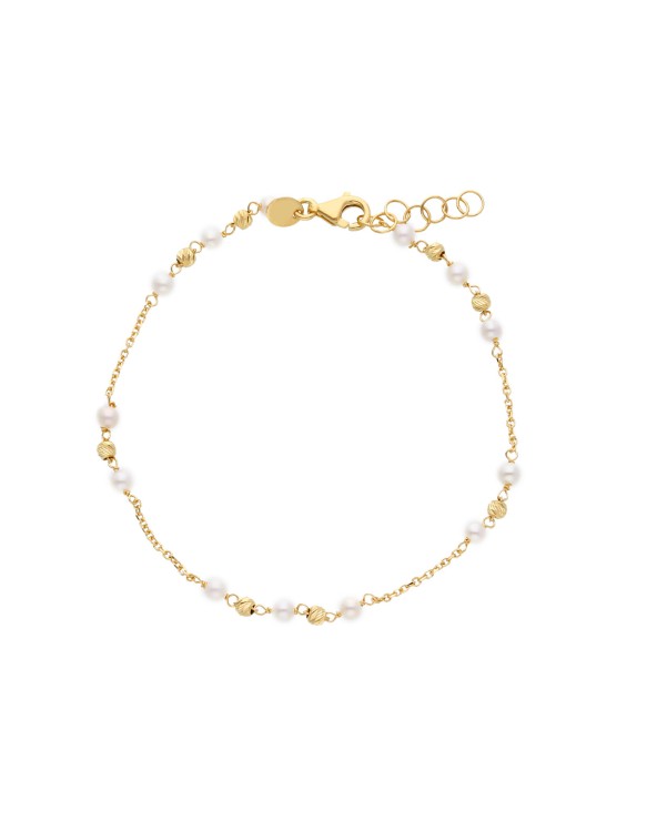 Armando Poggi Gold Pearls Bracelet- APS267292