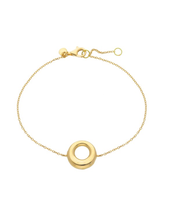 Armando Poggi Gold Fixed Circle Bracelet- APS268701