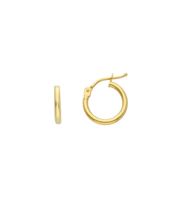 Armando Poggi Gold Hoop Earrings- APS269070