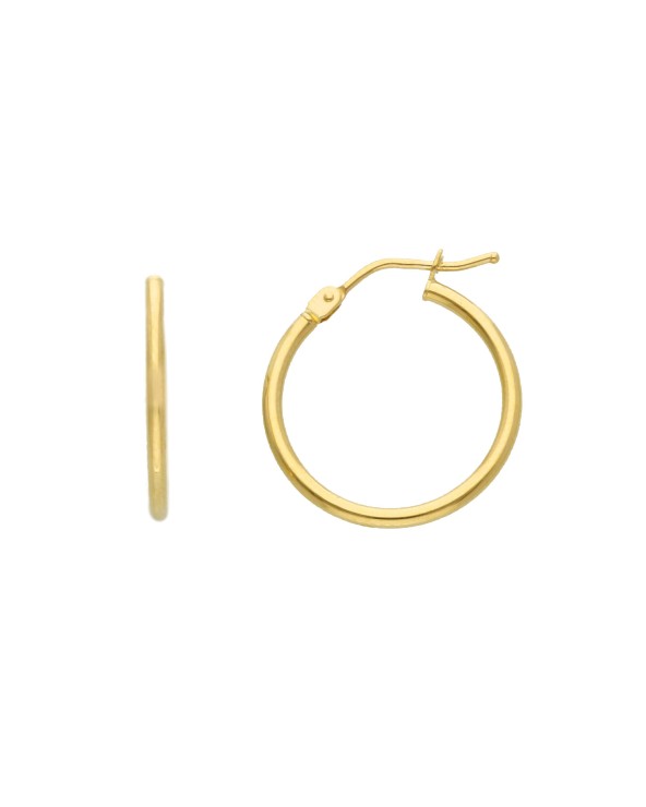 Armando Poggi Gold Hoop Earrings- APS269076