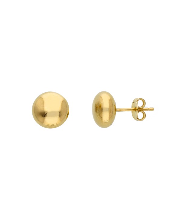 Armando Poggi Gold Round Lobe Earrings- APS274342