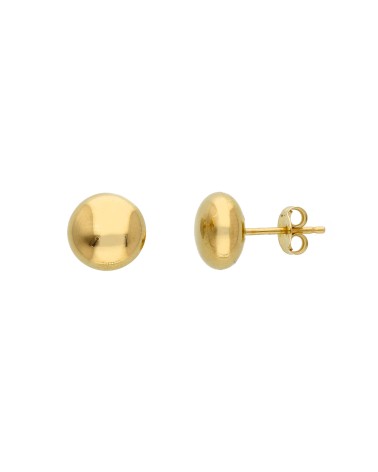 Armando Poggi Gold Round Lobe Earrings- APS274342