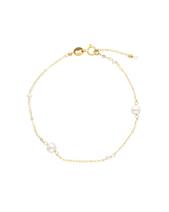 Armando Poggi Gold Pearls Bracelet- APS276090