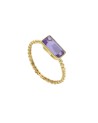 Armando Poggi Gold Amethyst Ring- APS277038