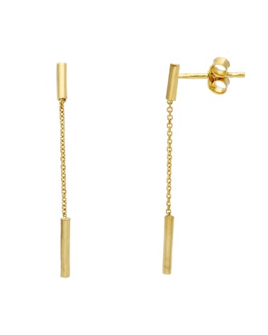 Armando Poggi Gold Pendant lines Earrings- APS278872