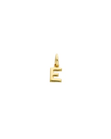 Armando Poggi Gold E Letter Charm- APSINO150GGE